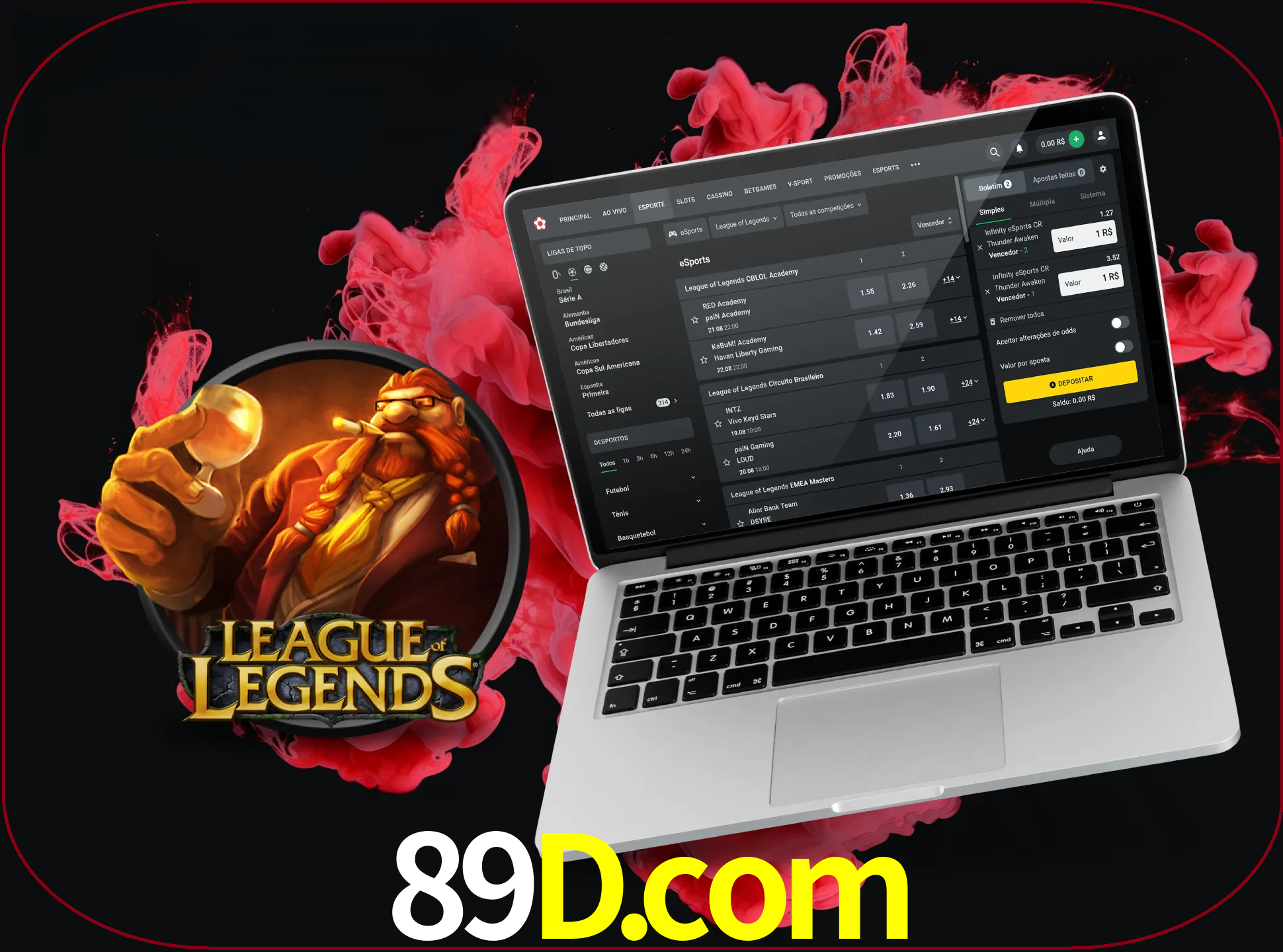 Se é um fã deste jogo, muitos torneios fantásticos que o vão surpreender estão disponíveis no 89d.